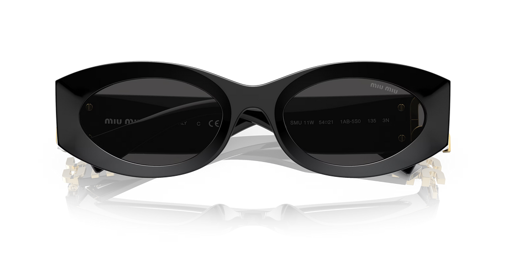Lunettes de Soleil Surdimensionnées Noires de Mode 8821
