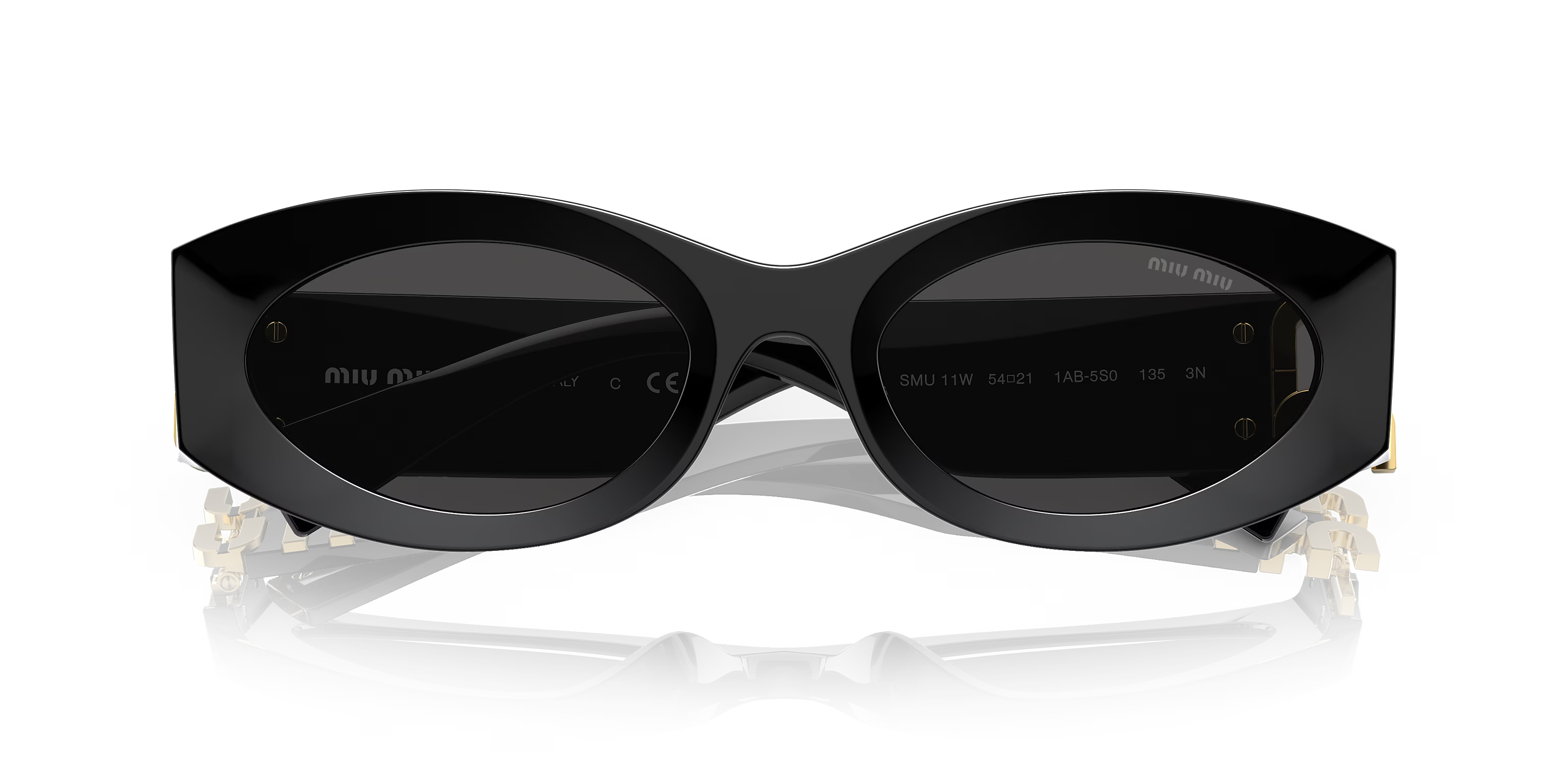 Lunettes de Soleil Surdimensionnées Noires de Mode 8821