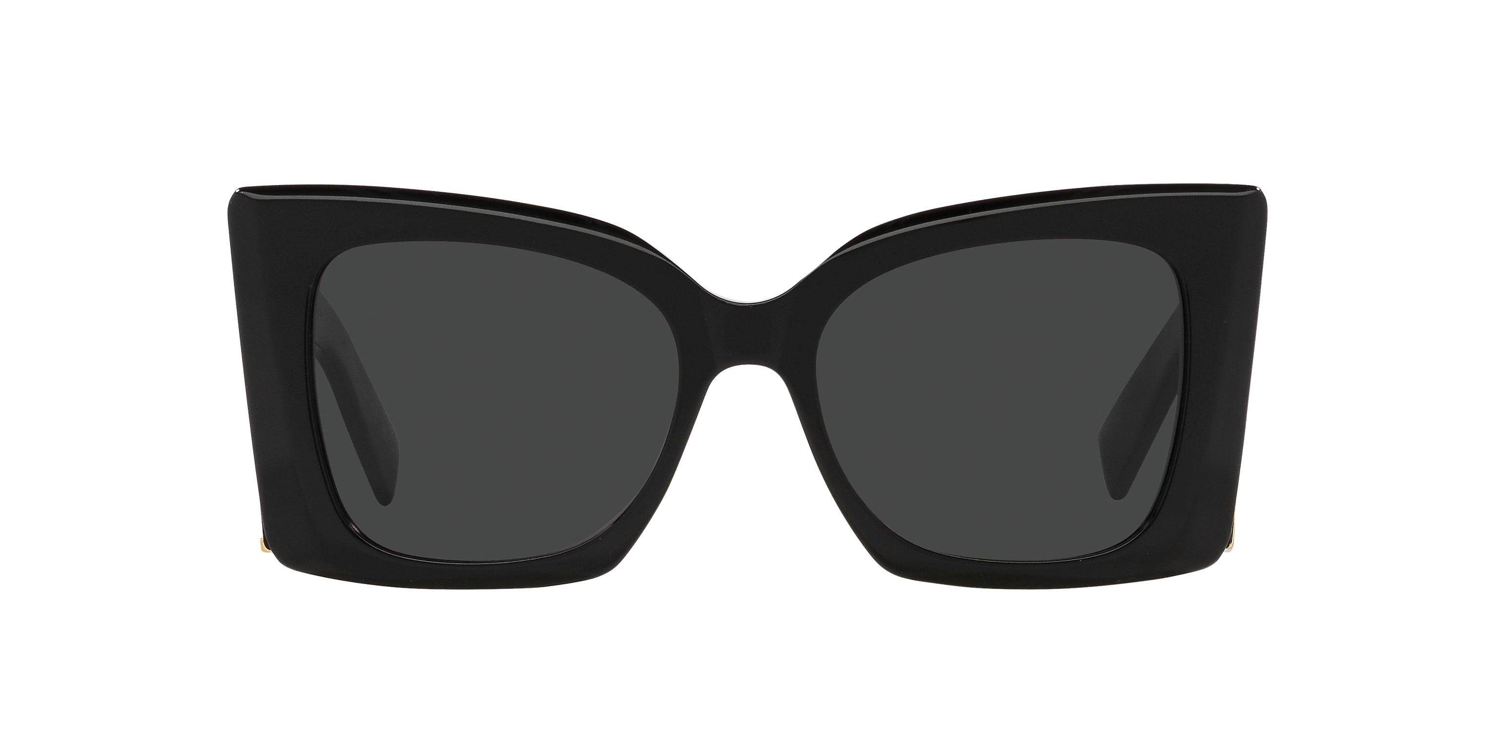 Lunettes de soleil déclaration noires luxe 3759