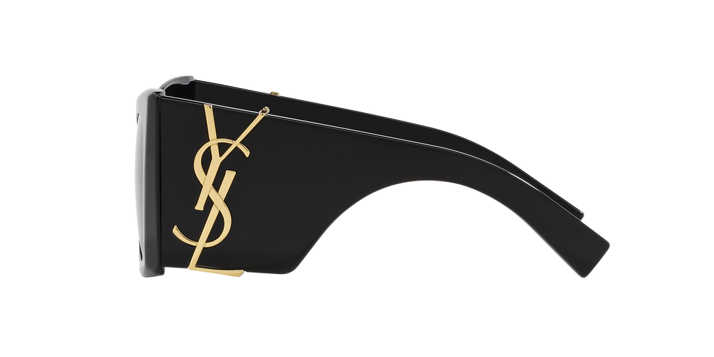 Lunettes de soleil déclaration noires luxe 3759