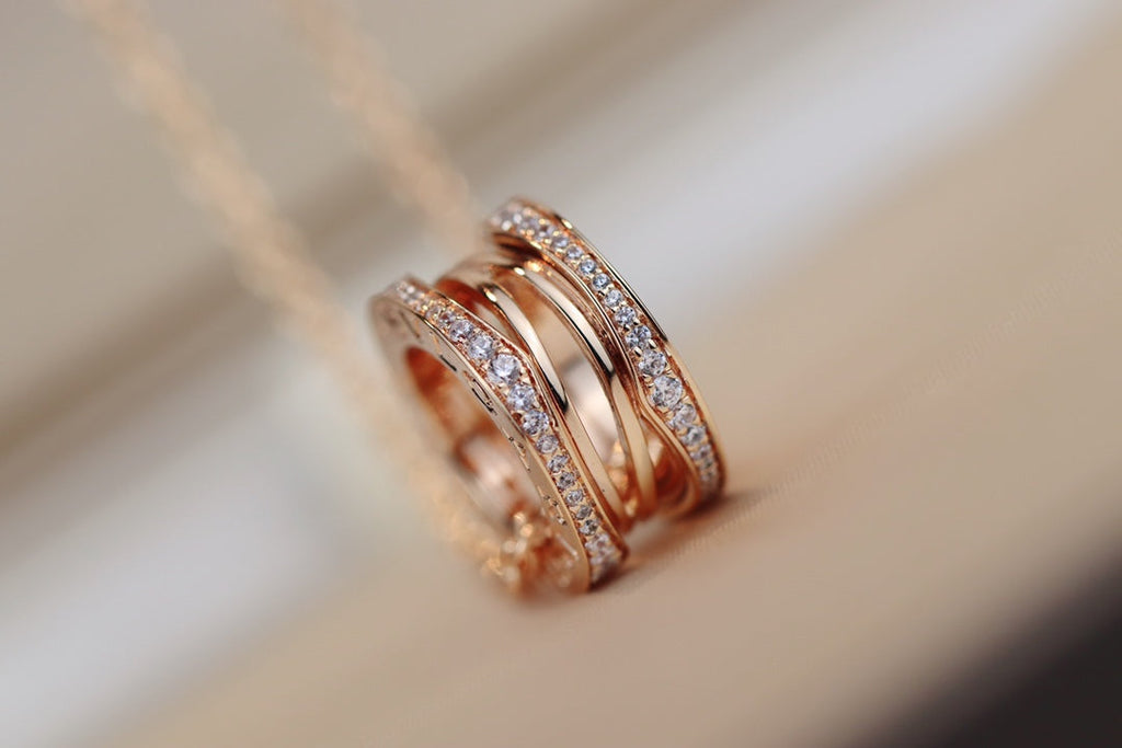 [Royal]ZERO 1 PINK GOLD NECKLACE