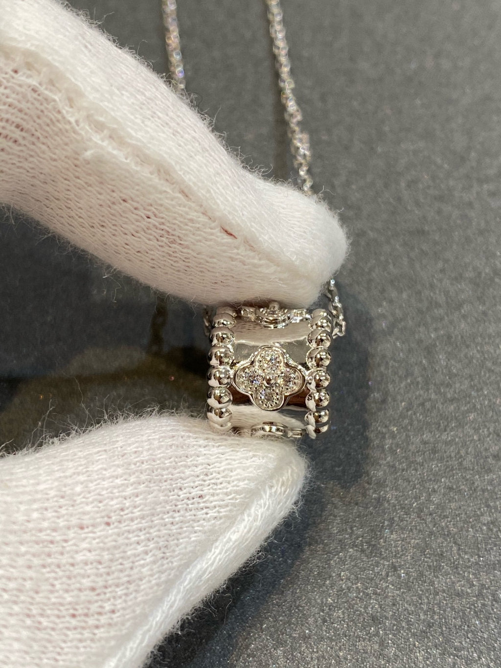 [Royal]PERLEE PEDANT SIVLER DIAMOND NECKLACE