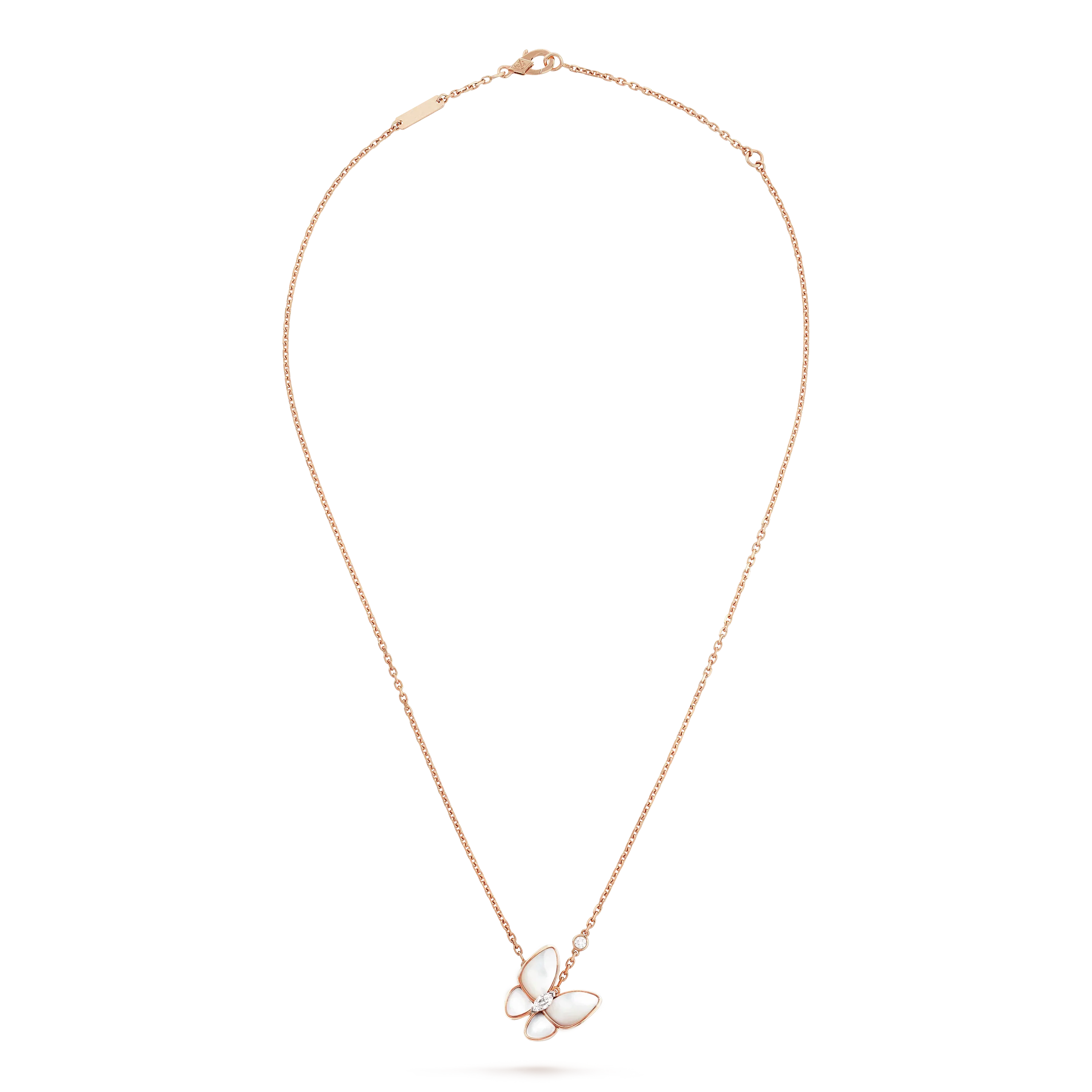 [Royal]BUTTERFLY MOP DIAMOND NECKLACE