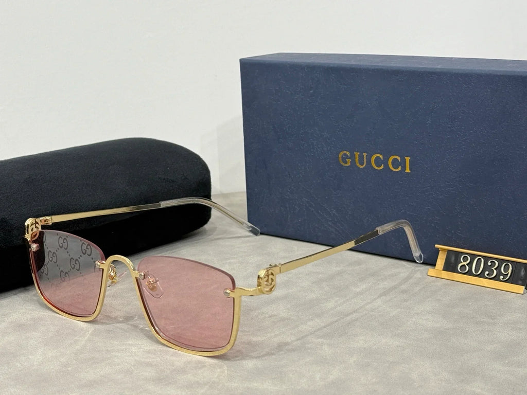 2025 new women's small frame iconic logo sunglasses