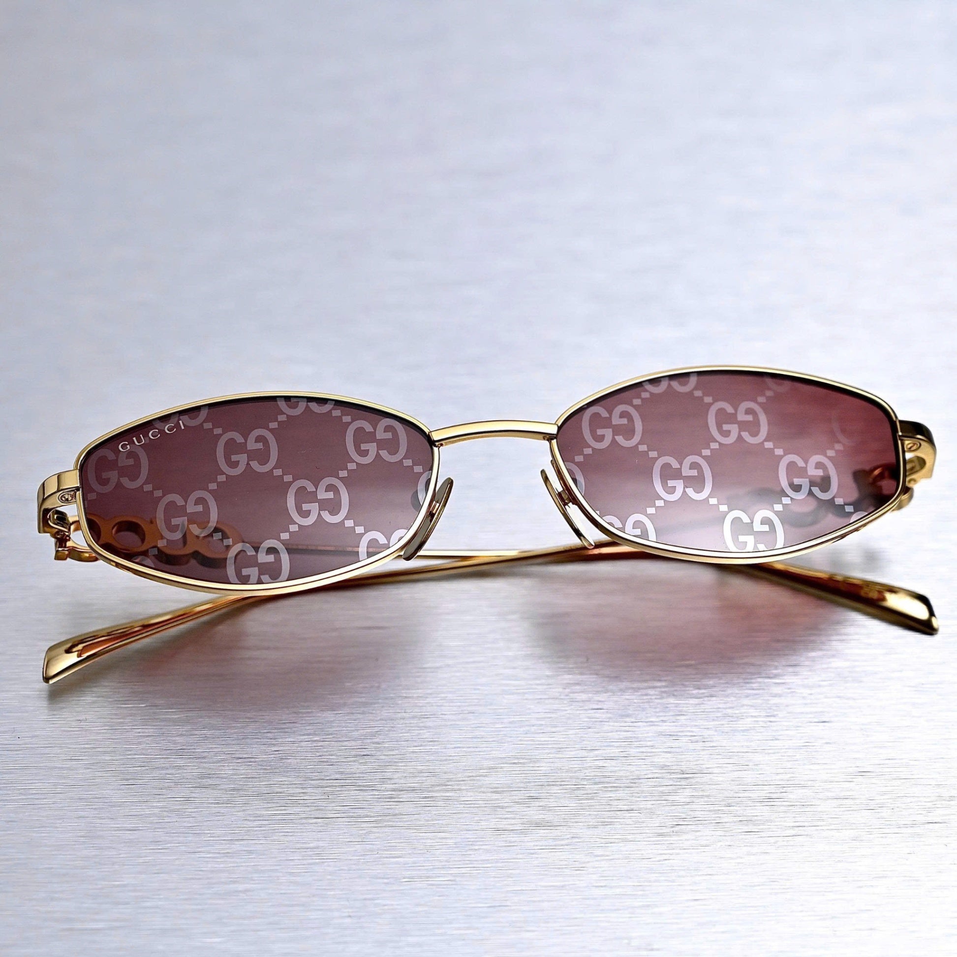 Lunettes de soleil mode serpent doré chic 9941