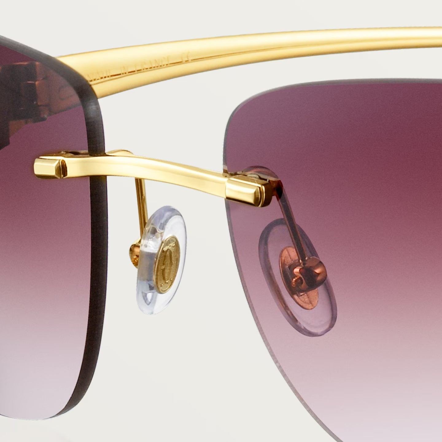 Lunettes de Soleil Panthère Rimless Luxe 7743