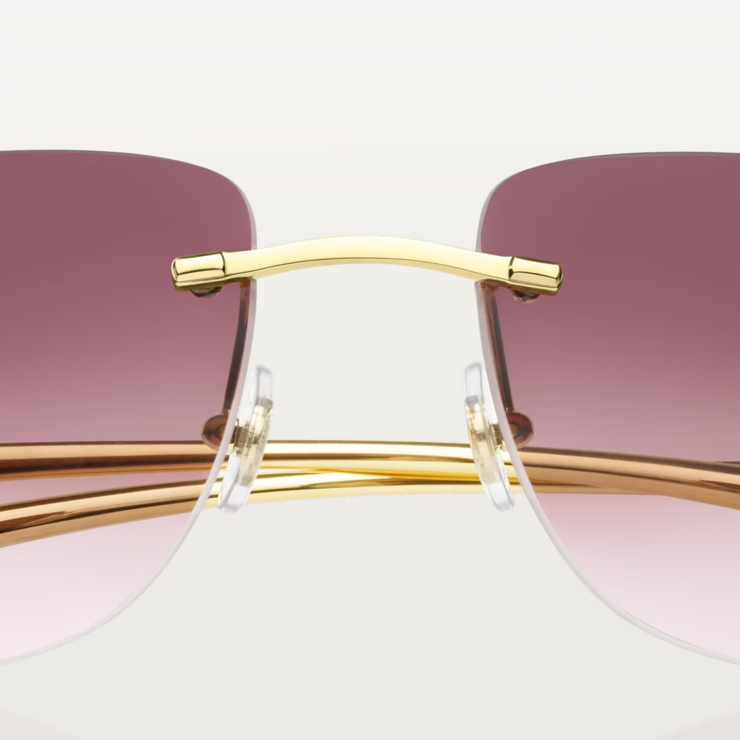 Lunettes de Soleil Panthère Rimless Luxe 7743