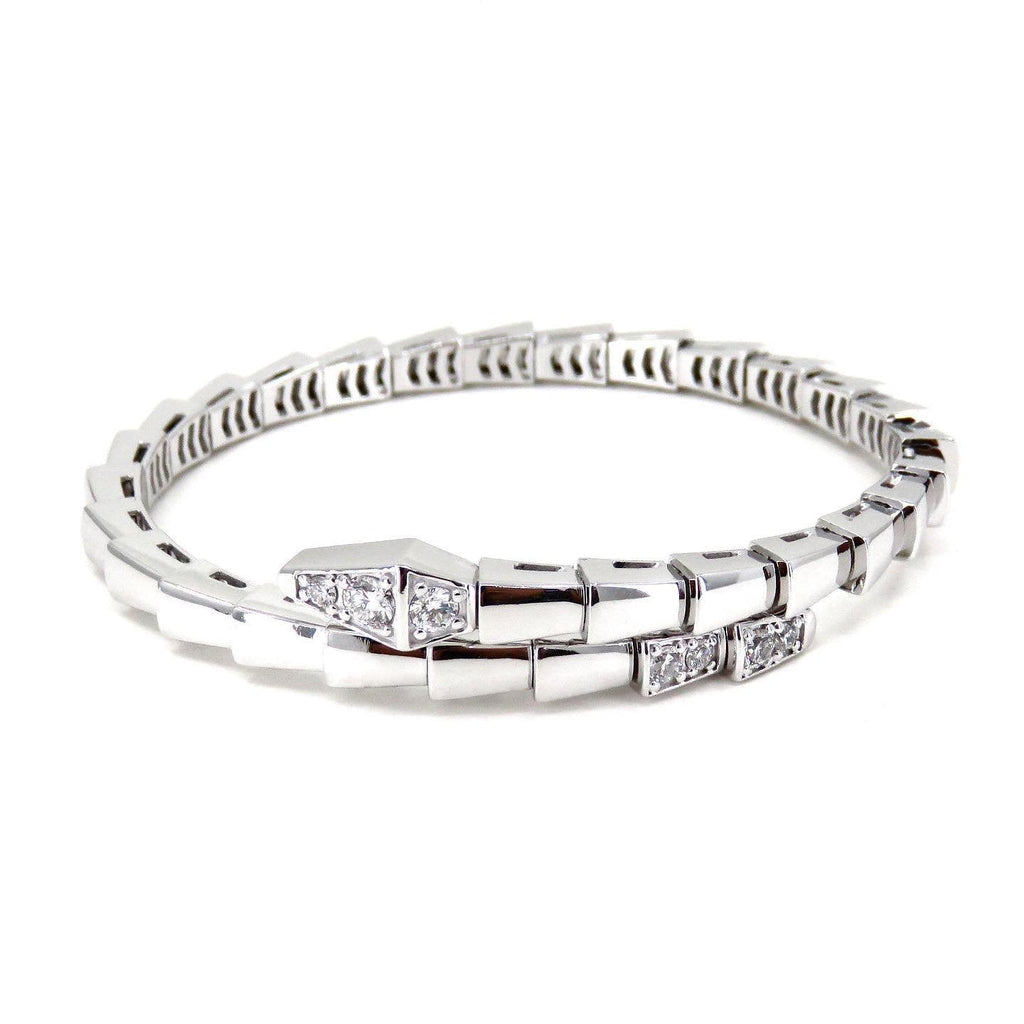 [Royal]SERPENTI BRACELET DIAMONDS SILVER