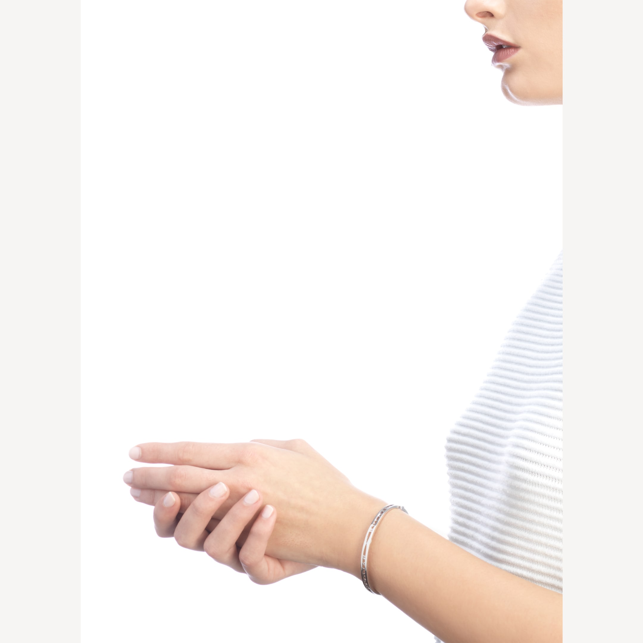 [Royal]ZERO 1 SPIRAL LOGO SILVER BRACELET