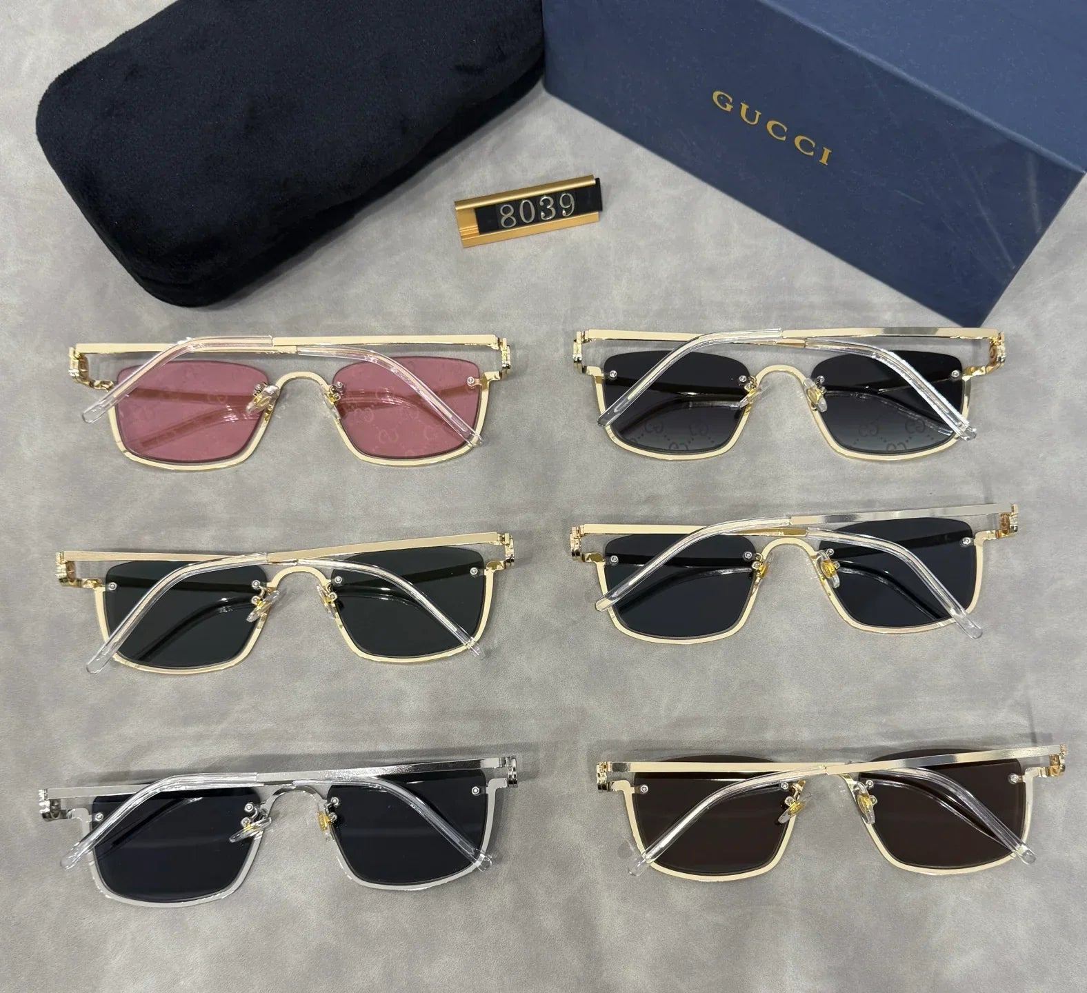 2025 new women's small frame iconic logo sunglasses