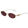 Lunettes de soleil mode serpent doré chic 9941