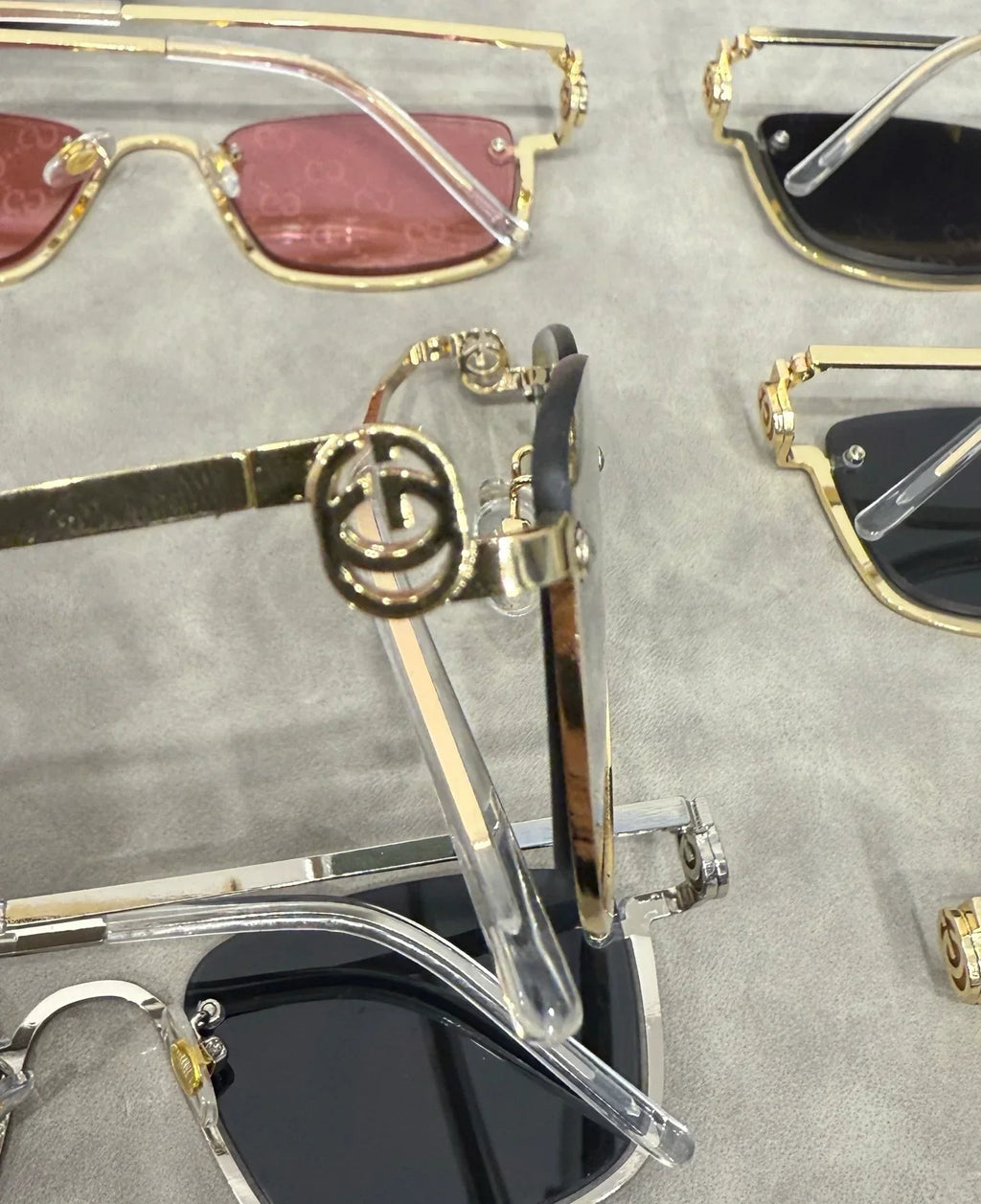 2025 new women's small frame iconic logo sunglasses