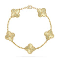 [Royal]CLOVER 5 FLOWERS LASER BRACELET