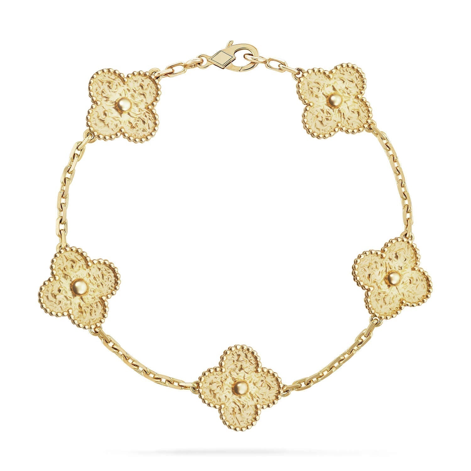 [Royal]CLOVER 5 MOTIFS BRONZING BRACELET