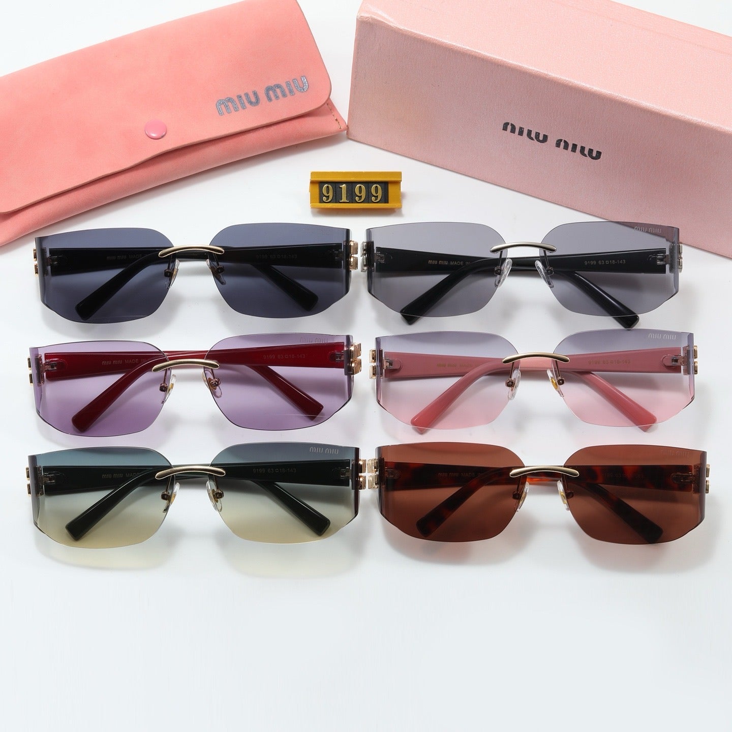 25 New One-Piece Lens Trendy Sunglasses