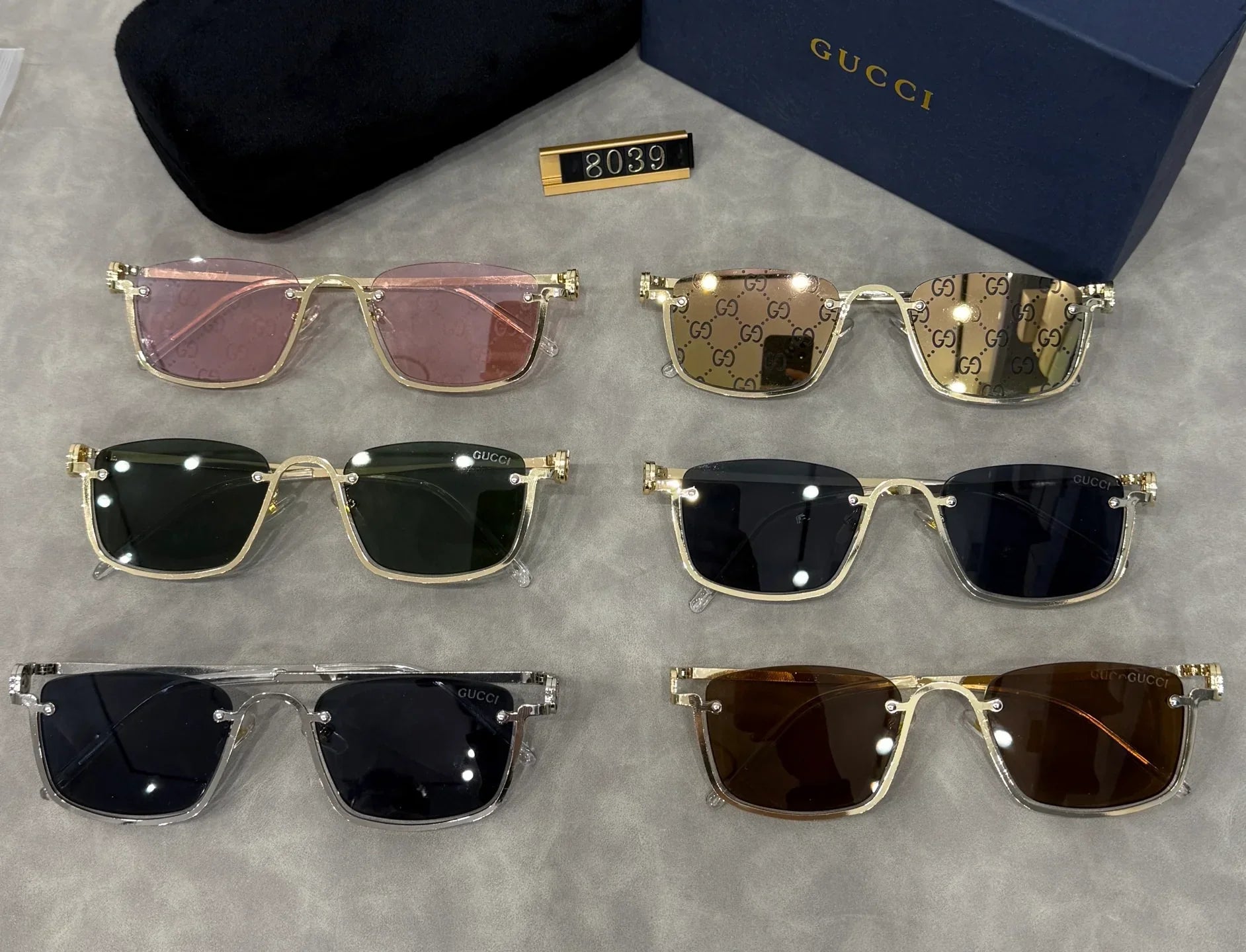 2025 new women's small frame iconic logo sunglasses