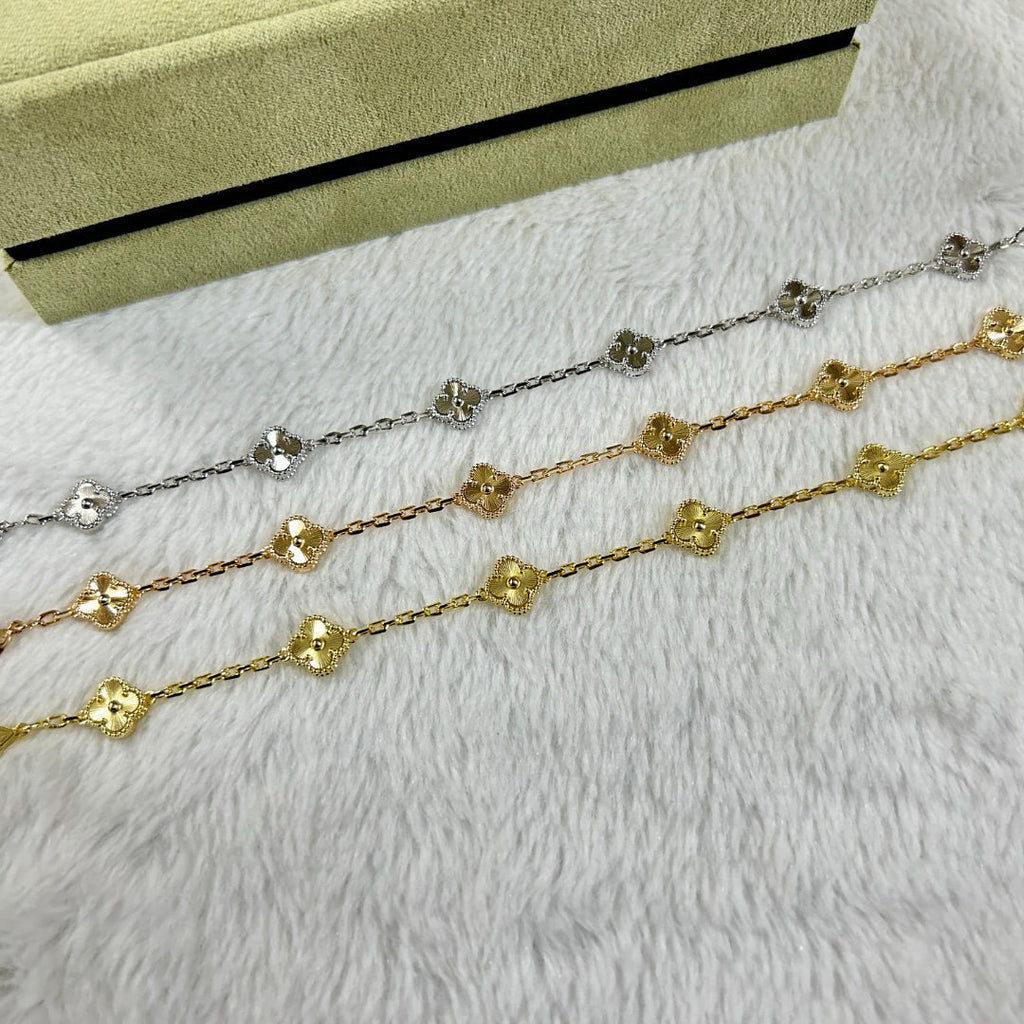 [Royal]CLOVER 6 MOTIF DIAMOND BRACELET