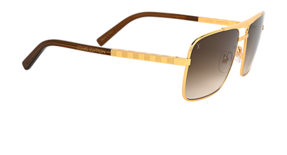 Lunettes de soleil carrées aviateur de luxe 7734
