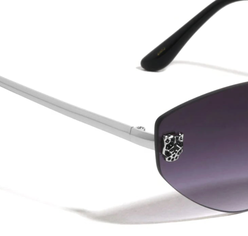 Lunettes de soleil oeil de chat sans monture 7730