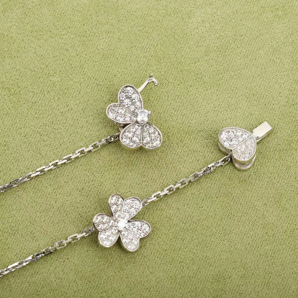 [Royal]FRIVOLE SILVER 9 FLOWERS NECKLACE