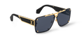 Lunettes de soleil carrées modernes chic 4438