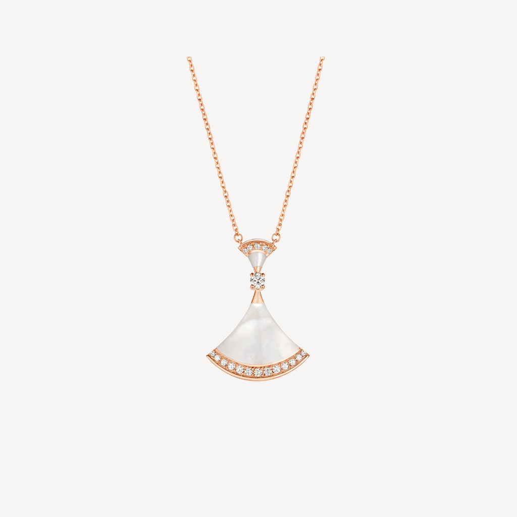[Royal]DREAM NECKLACE MOP PINK GOLD DIAMOND