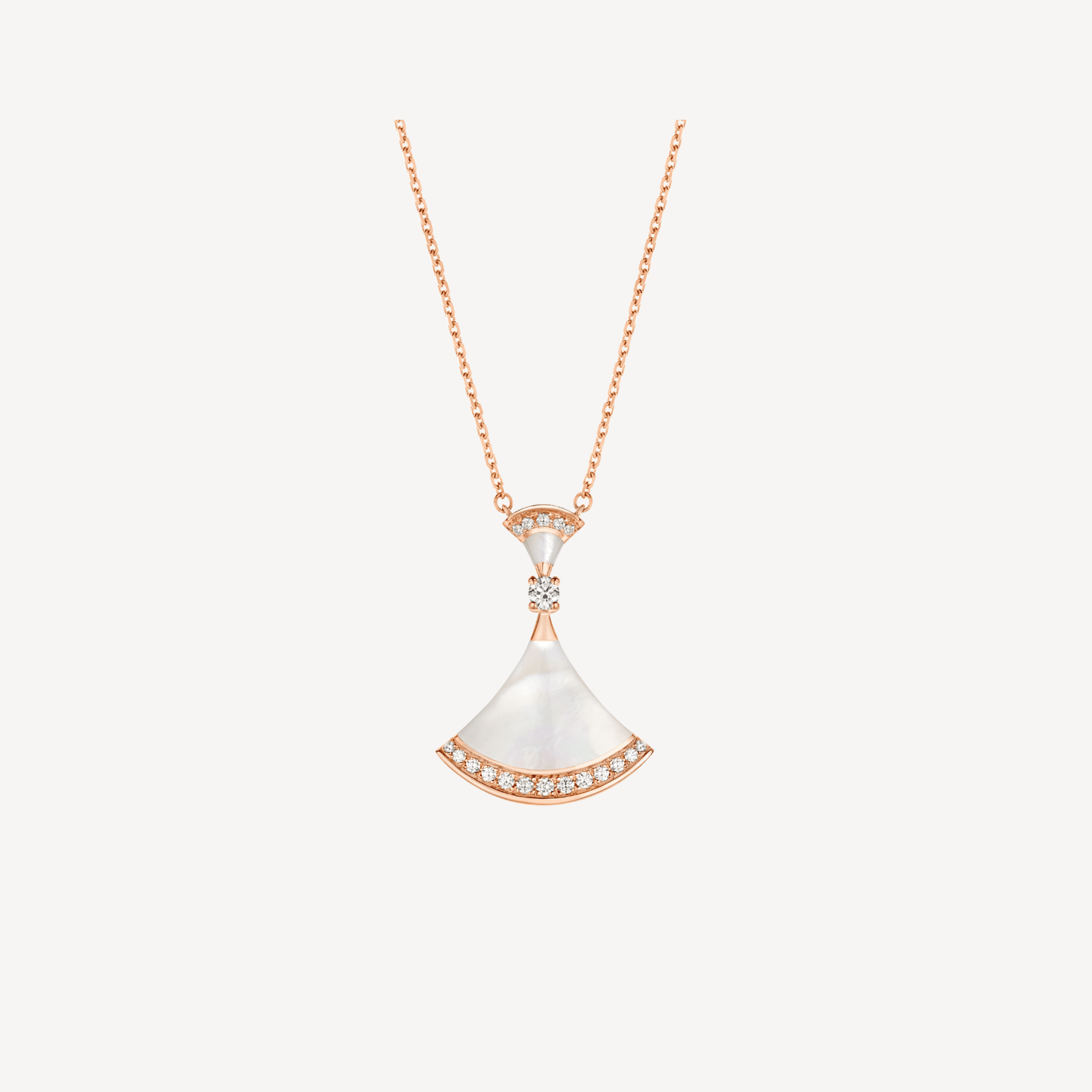[Royal]DREAM NECKLACE MOP PINK GOLD DIAMOND