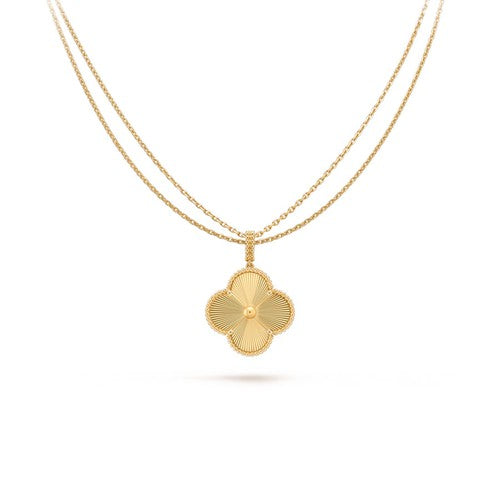 [Royal]CLOVER 25MM PEDANT NECKLACE GOLD