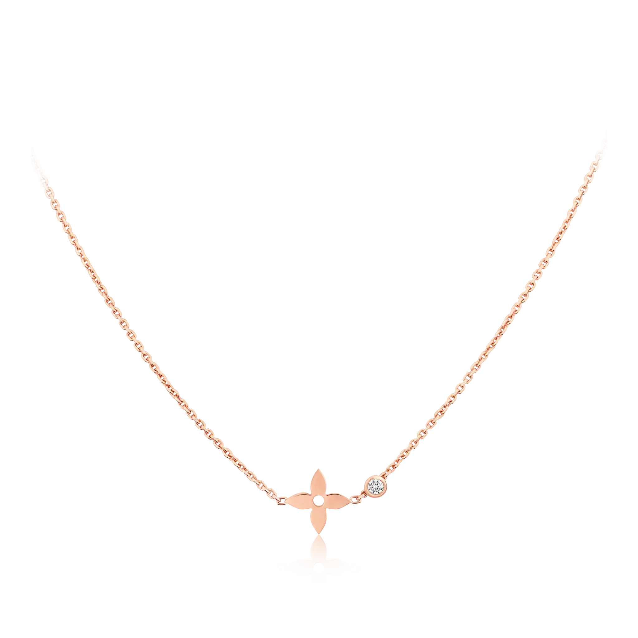 [Royal]BLOSSOM PENDANT PINK GOLD AND DIAMOND