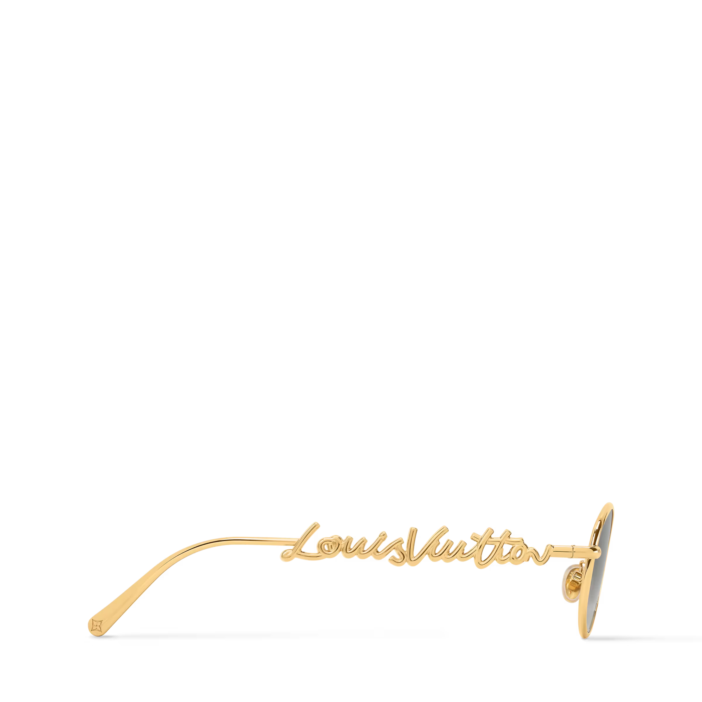 Lunettes de Soleil Métal Rond Logo Luxe 9731