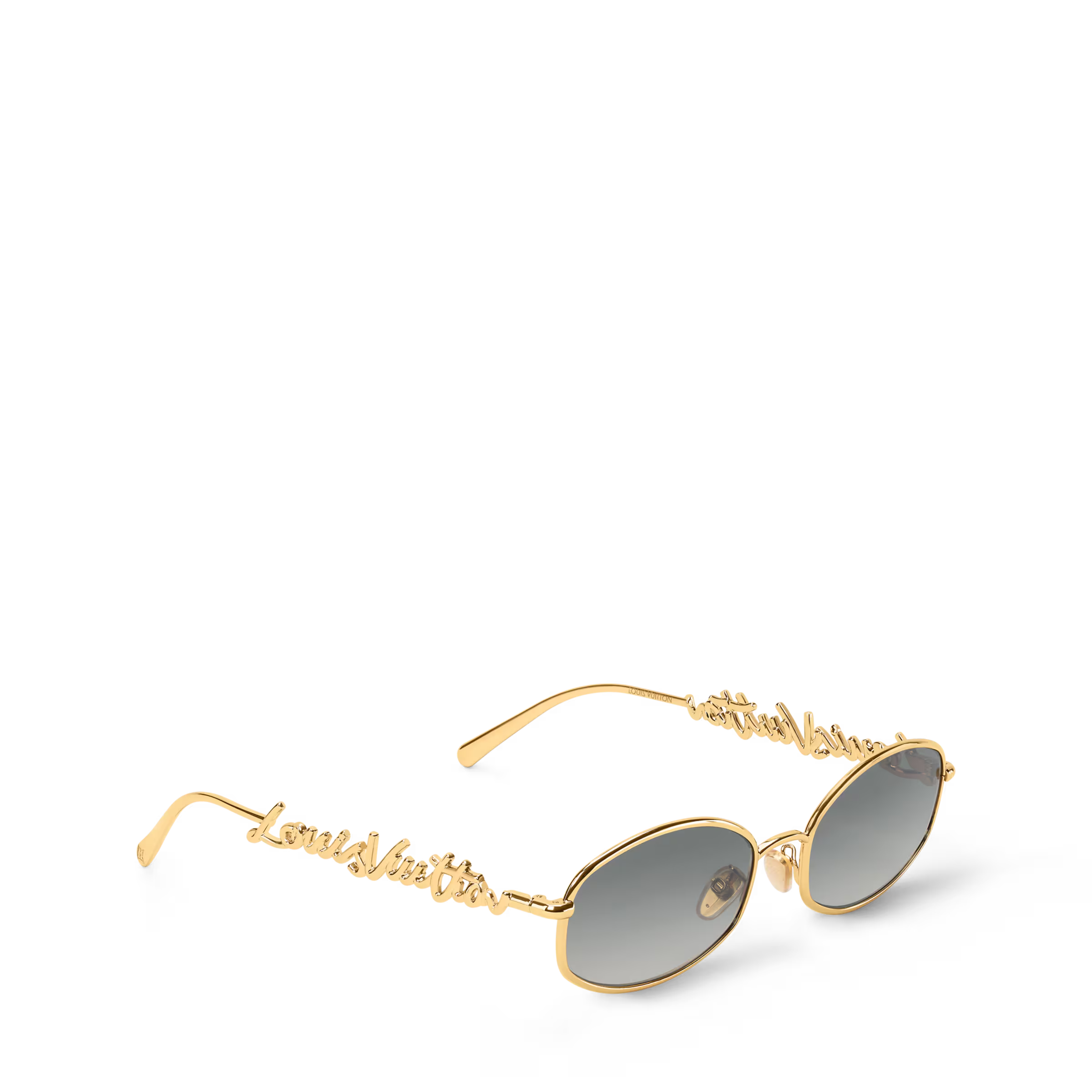 Lunettes de Soleil Métal Rond Logo Luxe 9731