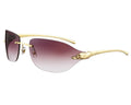 Lunettes de Soleil Panthère Rimless Luxe 7743
