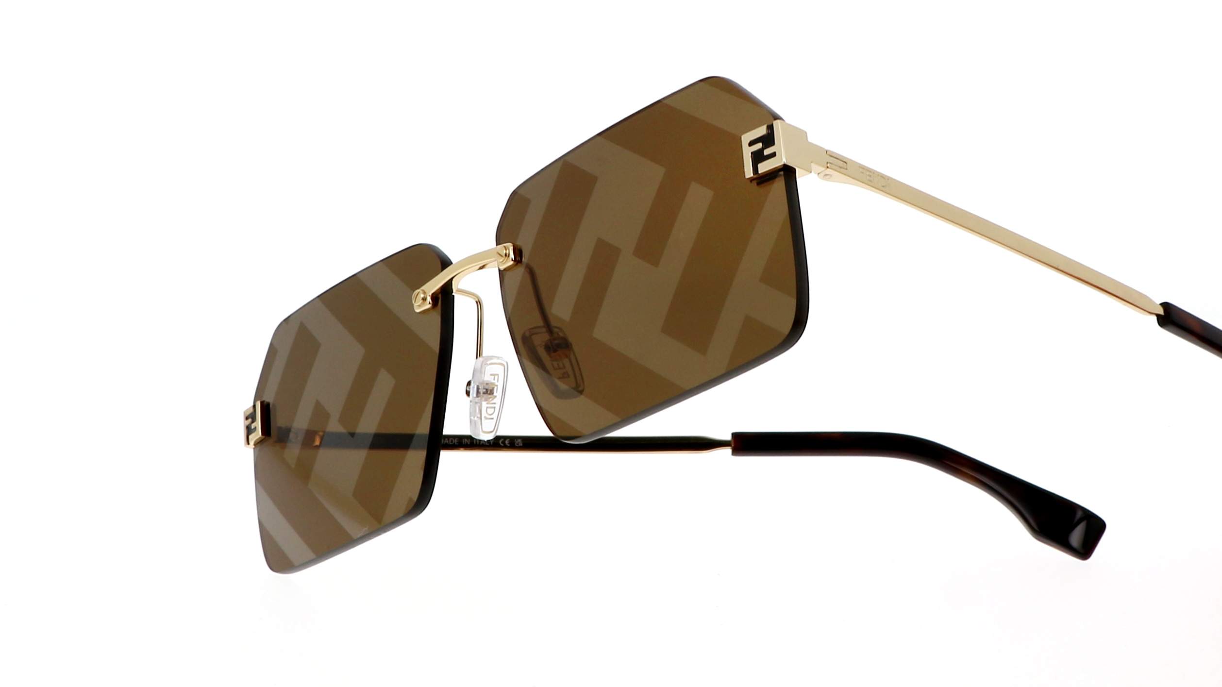 Lunettes de Soleil Visière Luxe Bouclier 8845
