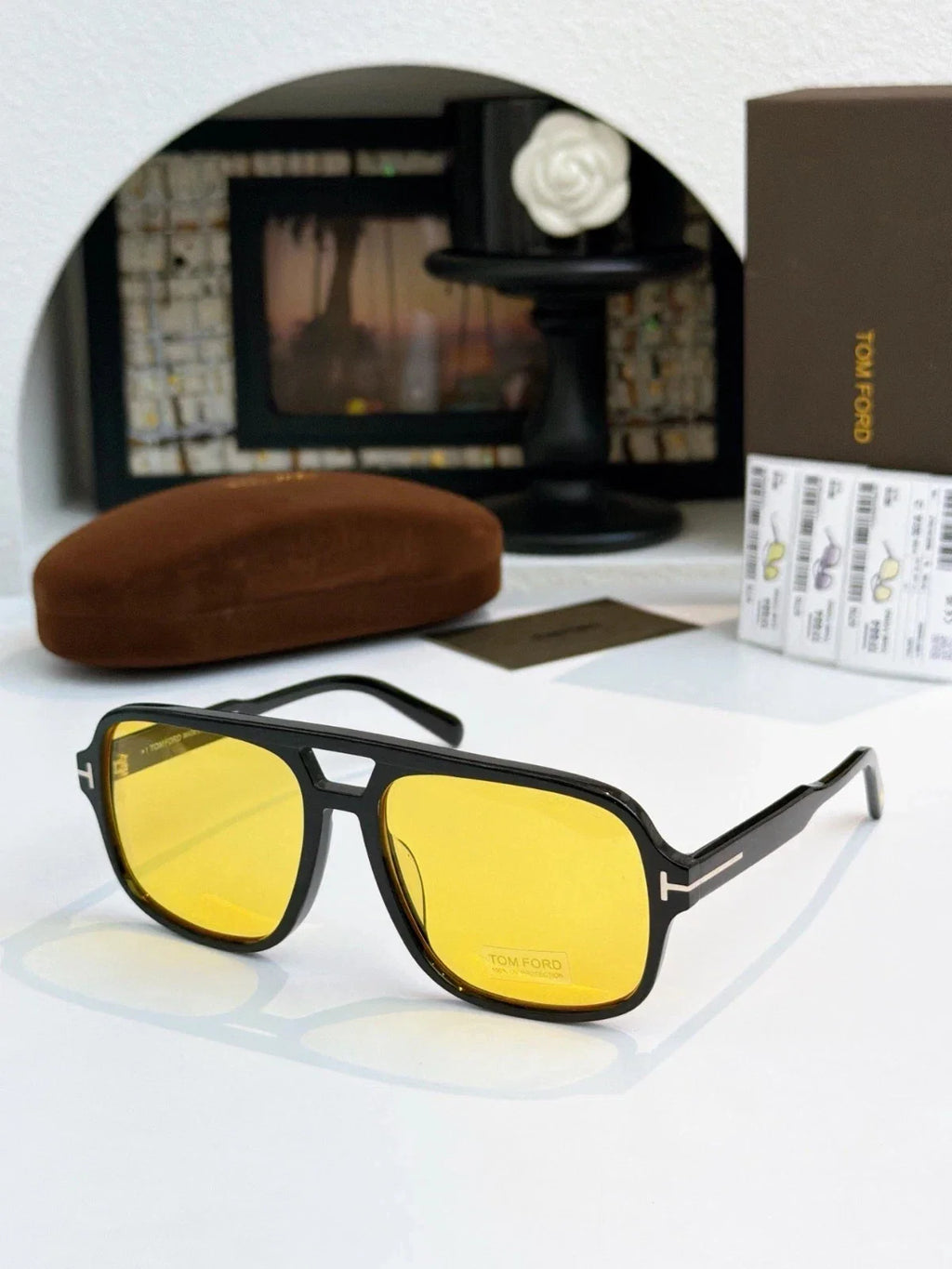 Lunettes de soleil mode noires tendance 9931
