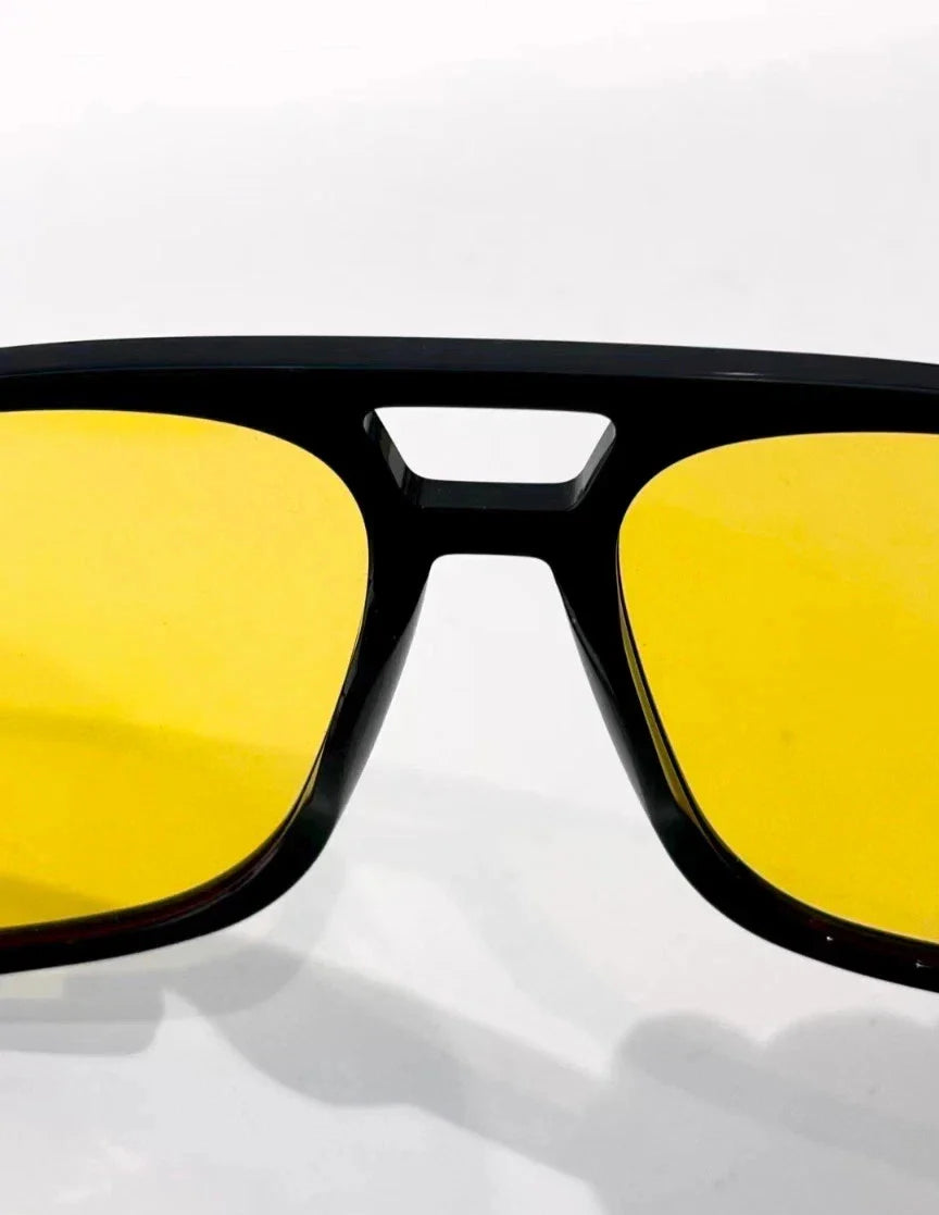Lunettes de soleil mode noires tendance 9931