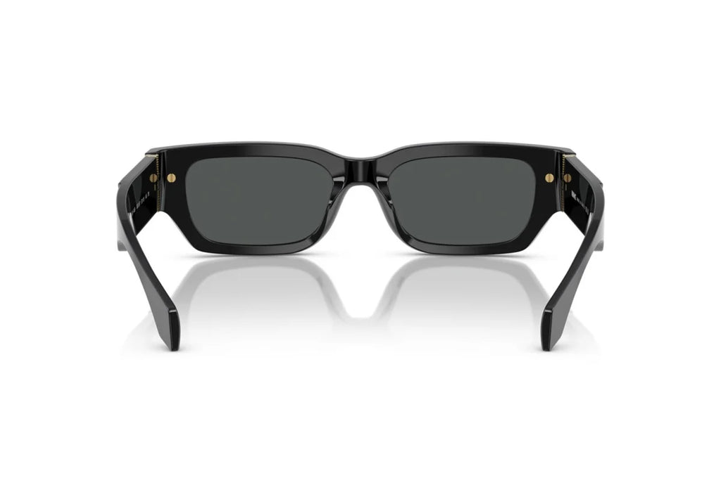 Lunettes de soleil rectangulaires noires luxe 7742you