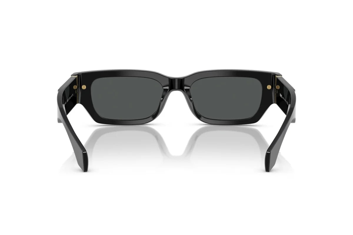 Lunettes de soleil rectangulaires noires luxe 7742you