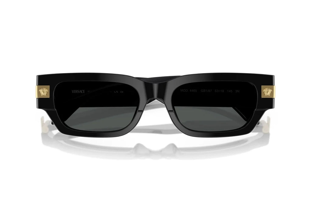 Lunettes de soleil rectangulaires noires luxe 7742you