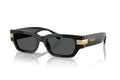 Lunettes de soleil rectangulaires noires luxe 7742you